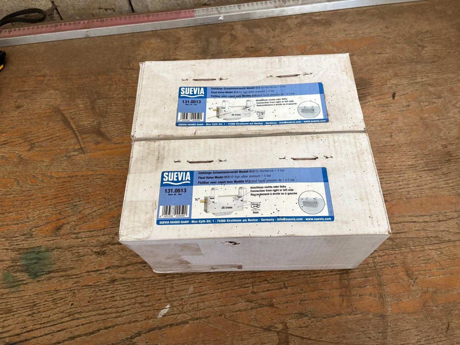 Te koop 2x rvs vlotter voor in waterbak!, Ophalen, Nieuw