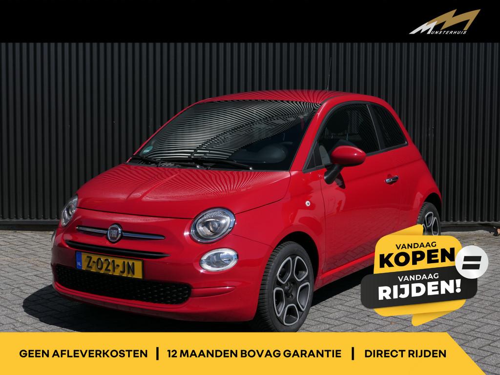 Fiat 500 1.0 Hybrid Club - Occasion Lease vanaf €339 p/m -, Stof, 4 stoelen, Bedrijf, Handgeschakeld