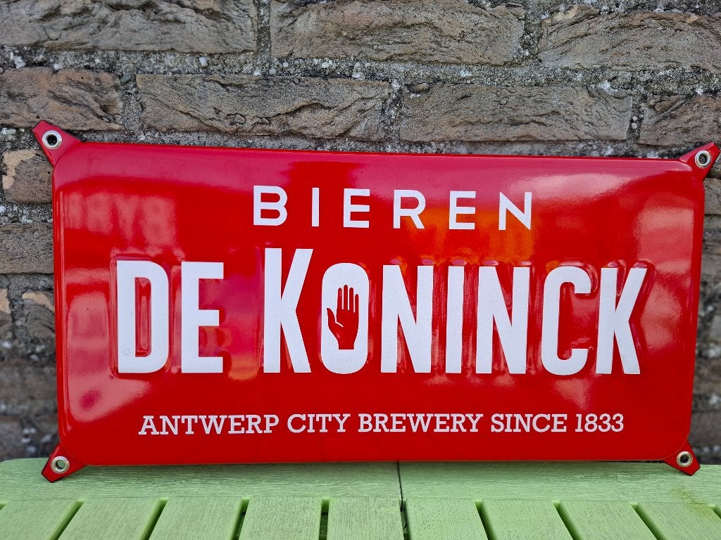 Emaillebord De Koninck, Ophalen of Verzenden, Nieuw, Reclamebord, Plaat of Schild, De Koninck