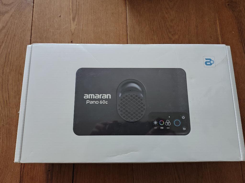 Amaran Pano 60c LED Lichtpaneel Charcoal Zwart EU Paneel NEW, Overige merken, Amaran, Amaran, Nieuw