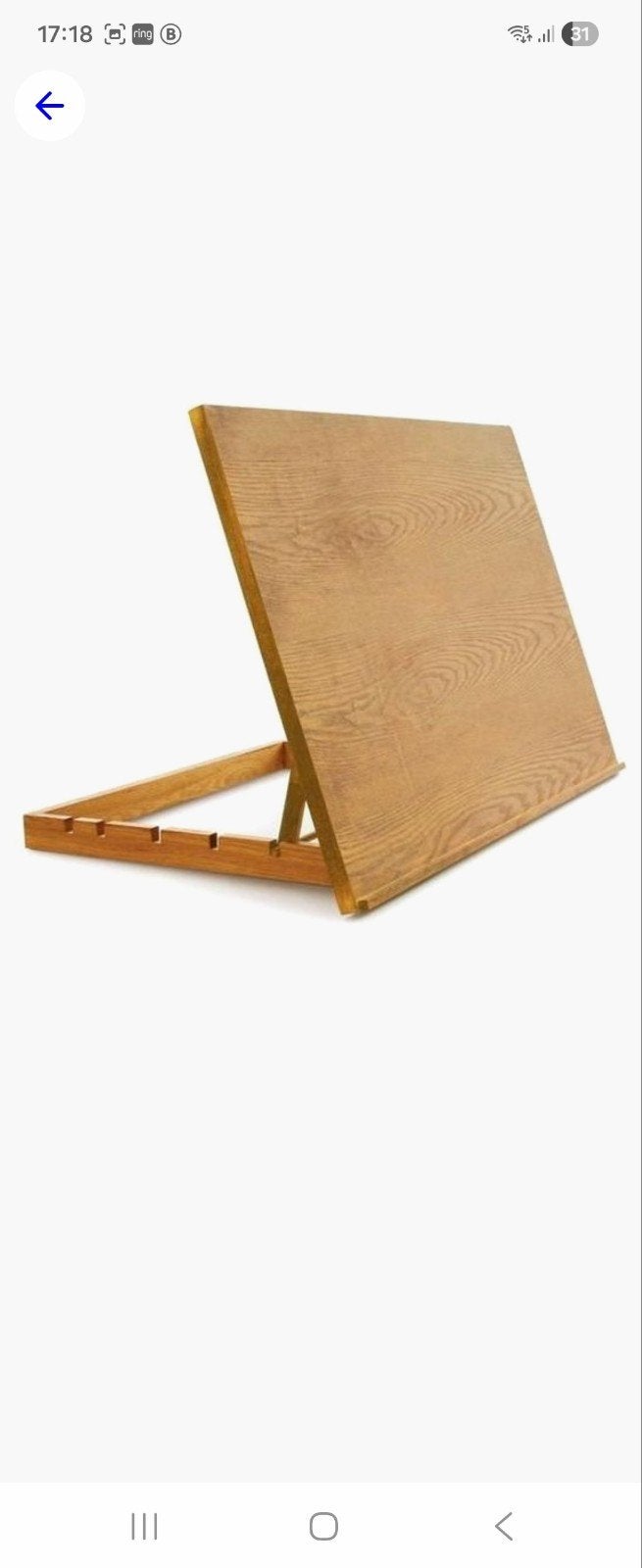 Inklapbaar Tekenblad / Lessenaar A3 - Hout., Doe-het-zelf en Verbouw, Tekentafels, Ophalen of Verzenden, Gebruikt, Minder dan 130 cm