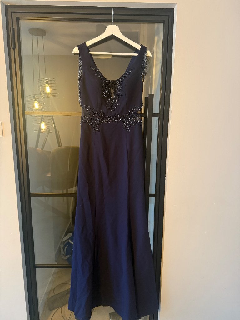 Avondjurk maat xs, Galajurk, Maat 34 (XS) of kleiner, Verzenden, Blauw