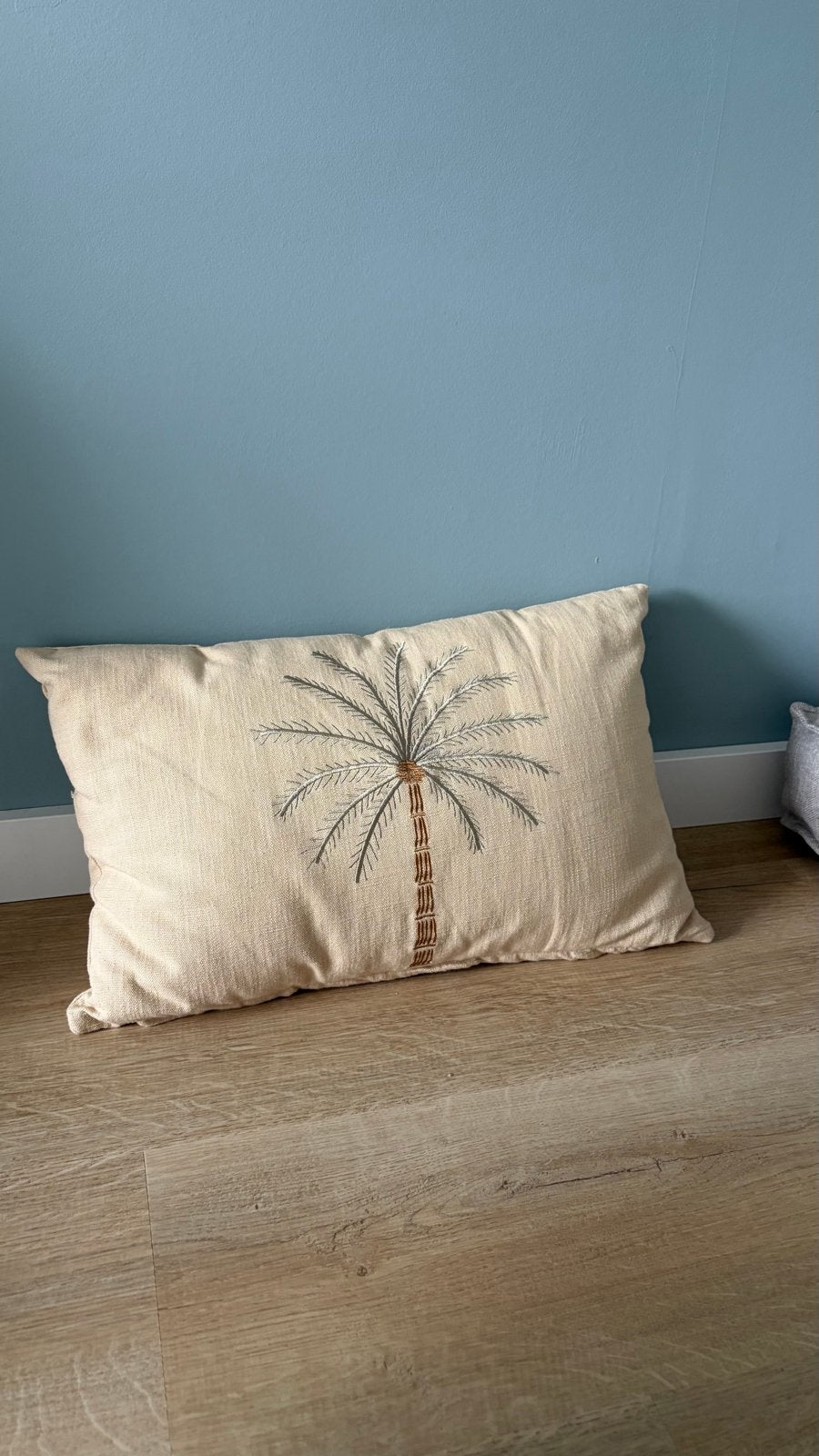 Nieuw kussen van Karwei met palmboomprint, Overige merken, Beige, Met print, Nieuw