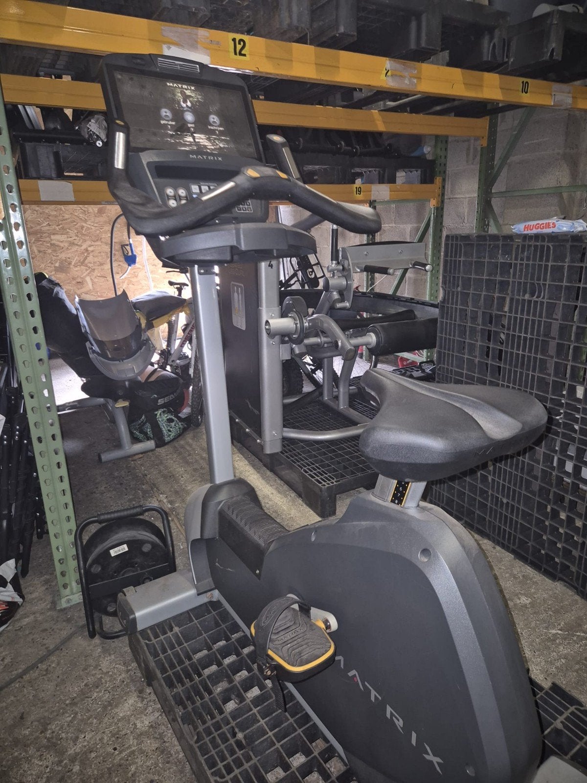 Matrix U5X upright bike hometrainer multimedia, Ophalen of Verzenden, Gebruikt, Overige typen