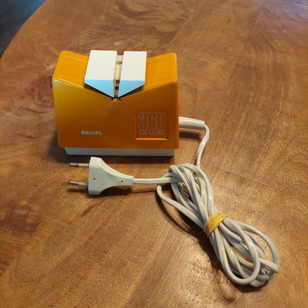 Vintage Philips 360 De Luxe Messenslijper, Ophalen of Verzenden
