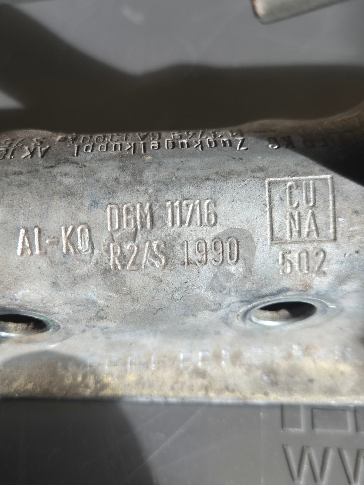 Kober KG AK 10/2 Trekhaak Koppeling 1300kg, Ophalen of Verzenden, Gebruikt