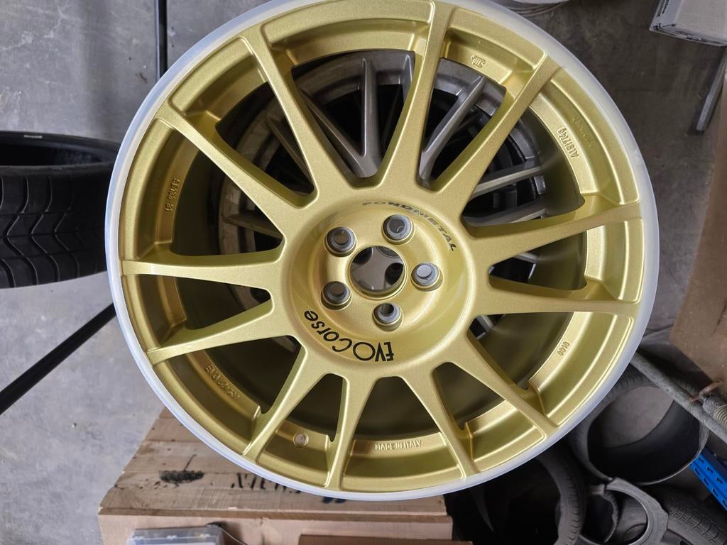 EVO Corse SanremoCorse 18 inch velgen goud 5x100, Auto-onderdelen, Banden en Velgen, 18 inch, Velg(en), Nieuw, Ophalen of Verzenden