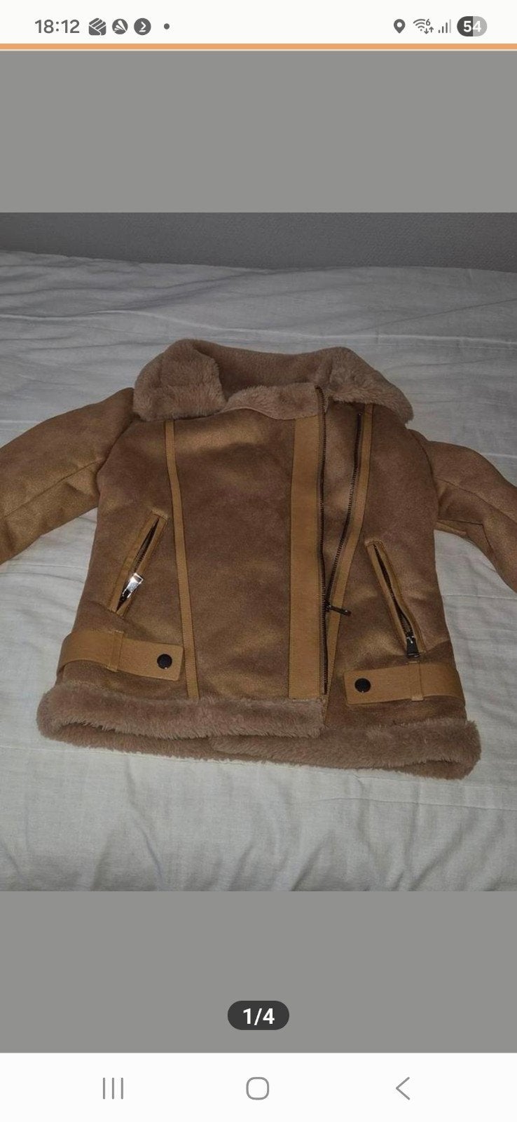 Geisha jasje met teddy voering  maat 152, Ophalen of Verzenden, Gebruikt, Meisje, Jas