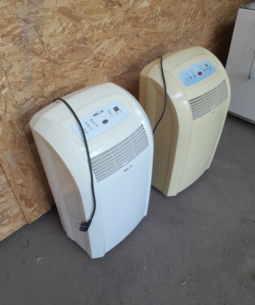 2x proline mobiele airco, airconditioner, luchtontvochtiger, Timer, 3 snelheden of meer, Ophalen of Verzenden, Gebruikt
