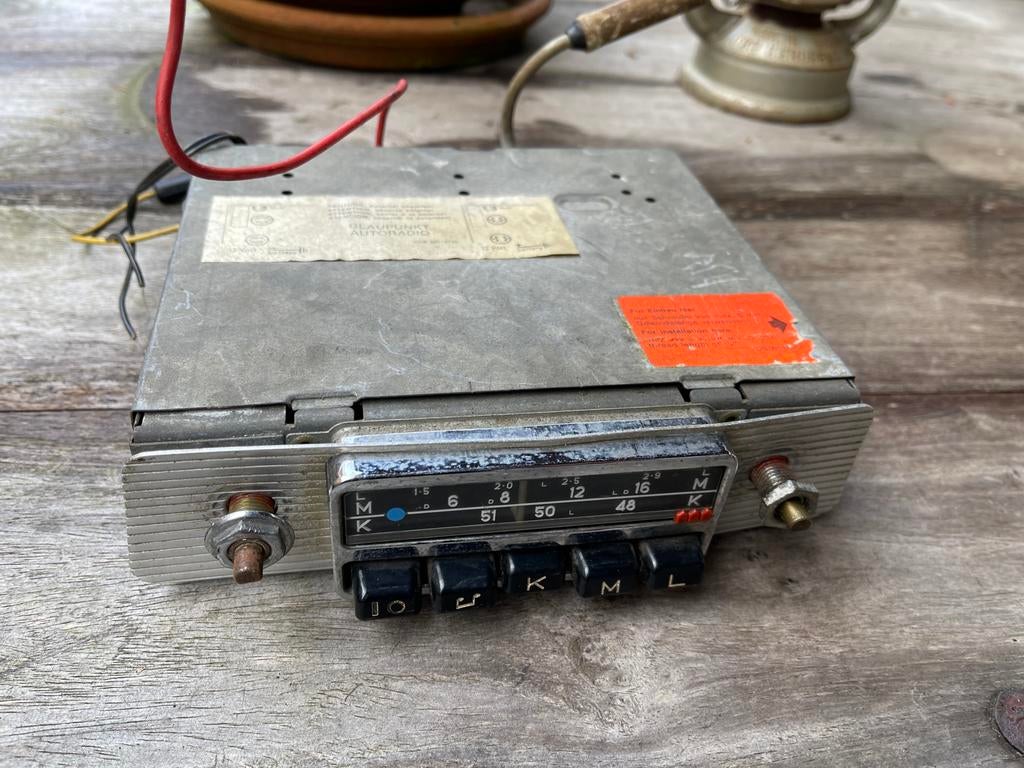 Vintage Blaupunkt Autoradio - Klassieke Auto Radio, Ophalen of Verzenden, Gebruikt