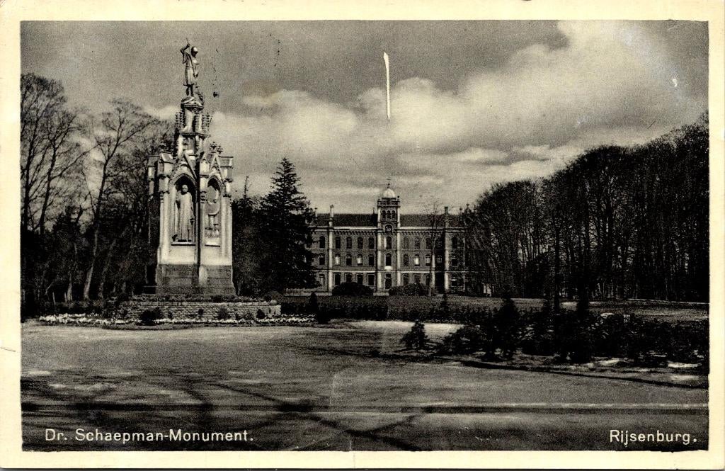 Rijsenburg - Dr. Schaepman Monument (1939), Verzenden, 1920 tot 1940, Gelopen, Utrecht