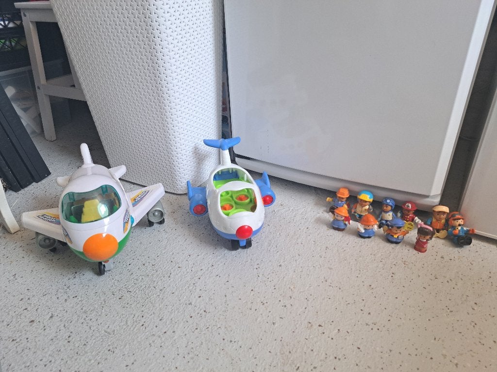 Fisher-Price Little People Vliegtuigen en Poppetjes, Ophalen of Verzenden, Gebruikt