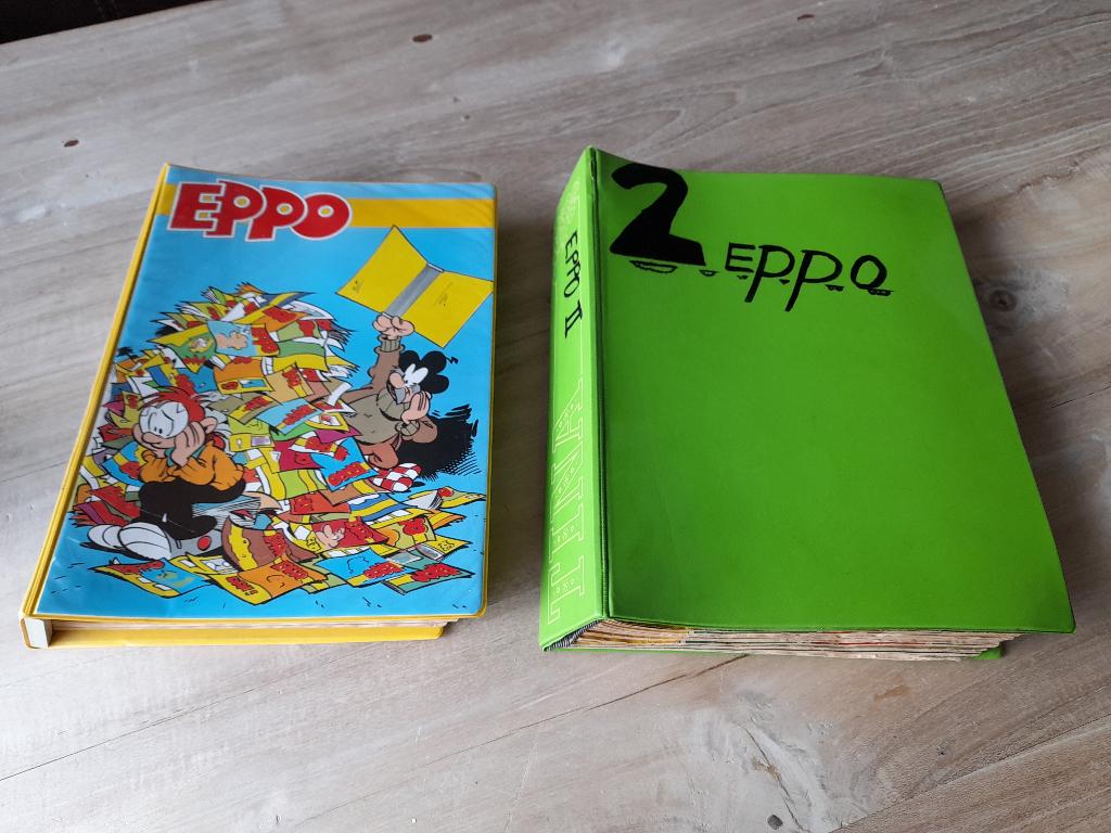 2 Mappen met Eppo's jaren 70, Meerdere stripboeken, Ophalen of Verzenden, Gelezen, Eppo