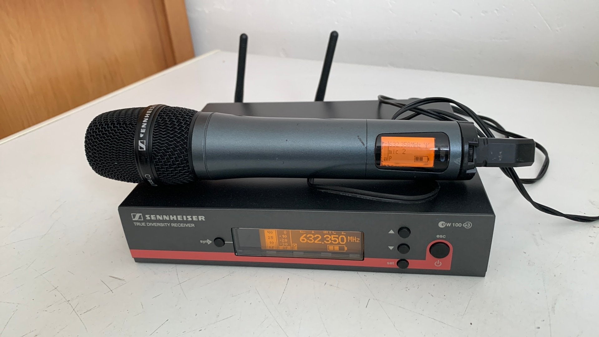 Sennheiser ew100 G3, Muziek en Instrumenten, Microfoons, Ophalen of Verzenden, Gebruikt, Zangmicrofoon