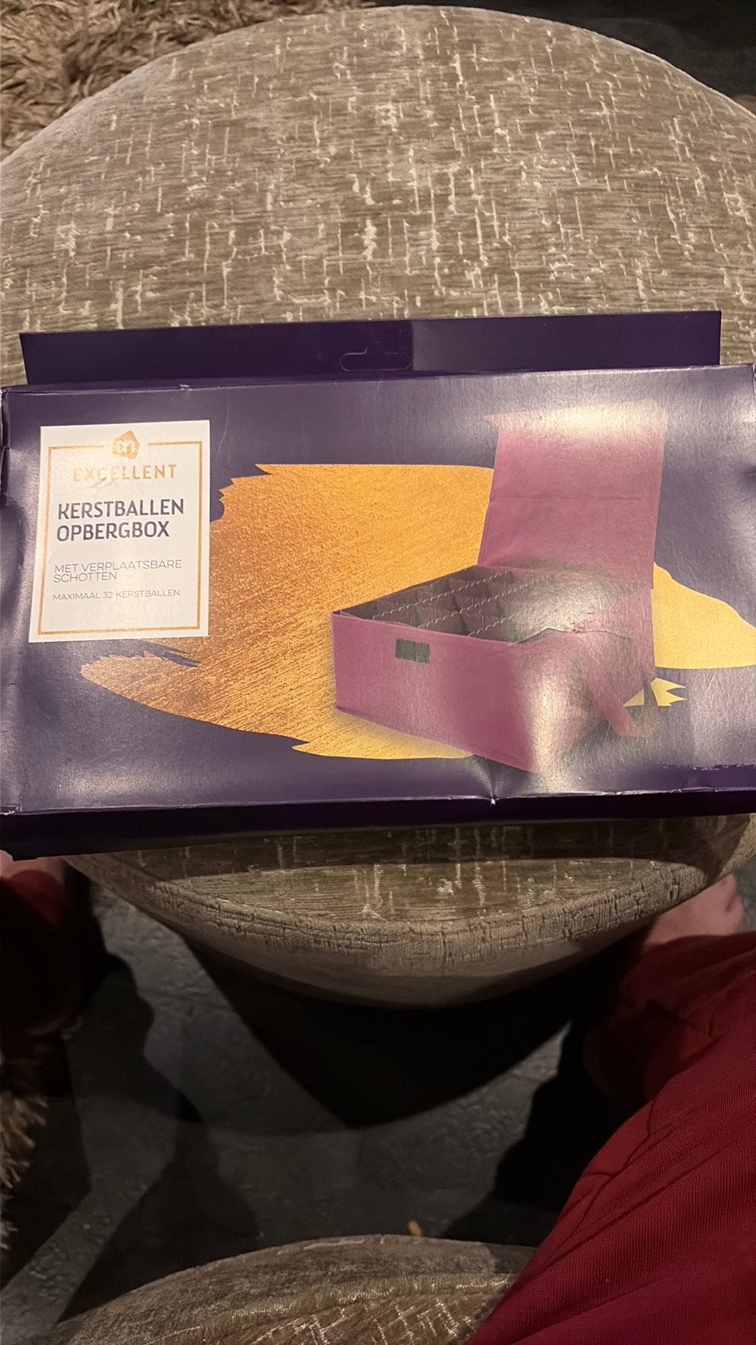 1 kerstballen opbergbox nieuw in doos, Diversen, Ophalen of Verzenden, Nieuw