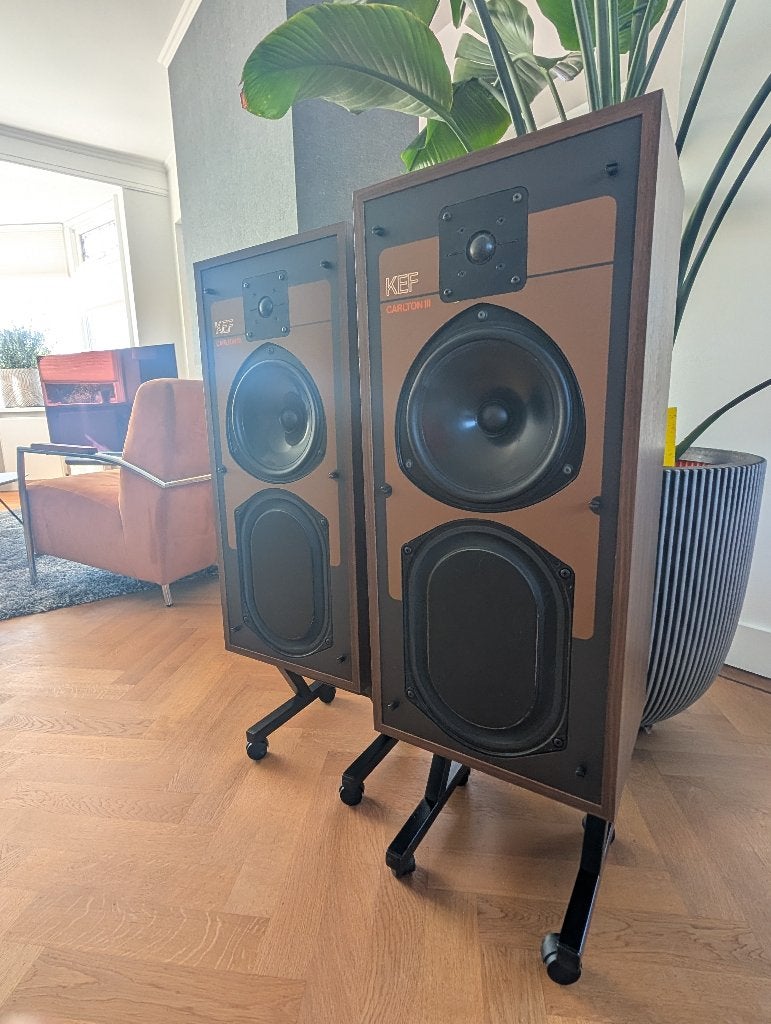 KEF CarltonIII In TOPstaat, Vloerstaande luidspreker, Refurbished, 60 tot 120 watt, Ophalen