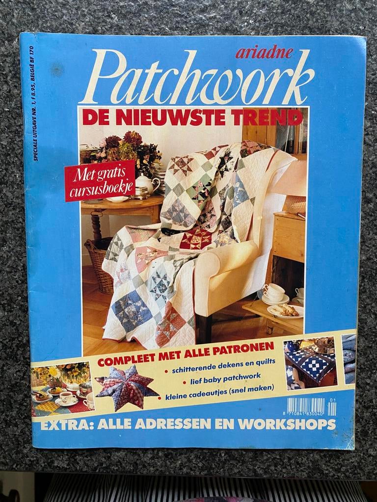 ARIADNE patchwork en Quilt magazine, Ophalen of Verzenden, Zo goed als nieuw, Overige typen