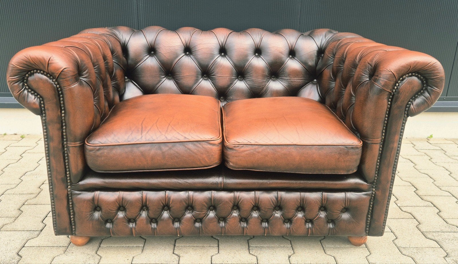 Chesterfield bank (1.40 breed), Ophalen of Verzenden