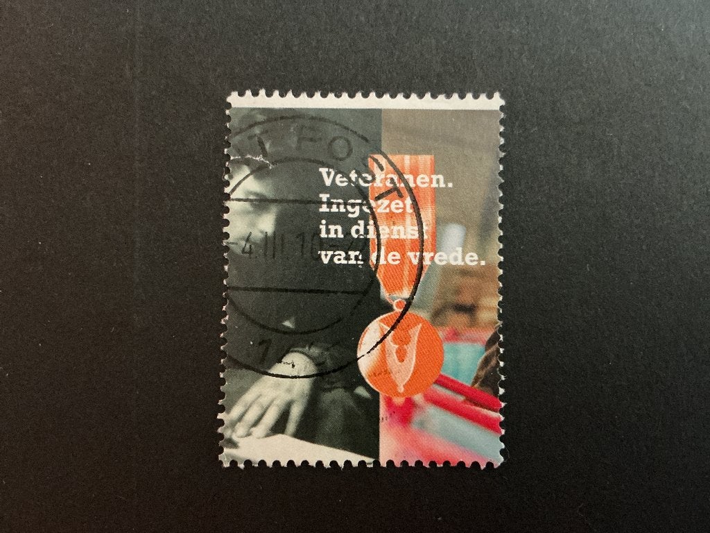 Sluitzegel veteranen, Verzenden, Na 1940, Gestempeld