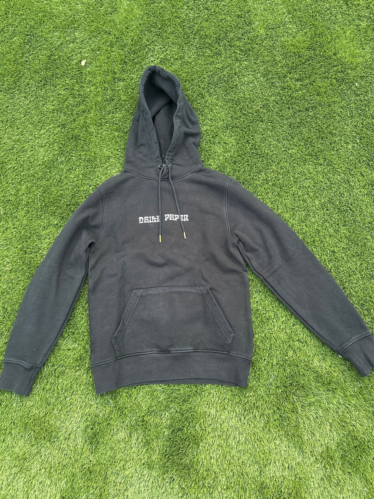 Daily Paper Hoodie Zwart - Maat  xs, Kleding | Heren, Ophalen of Verzenden, Gedragen, Maat 48/50 (M), Zwart