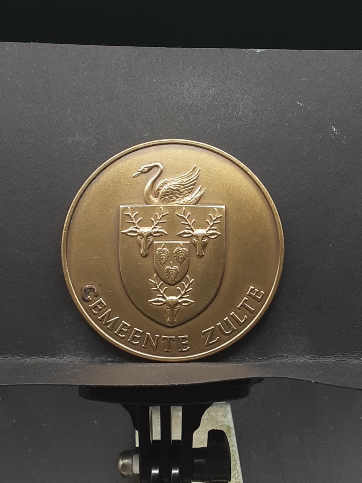 Penning Gemeente Zulte, Ophalen of Verzenden, Overige materialen