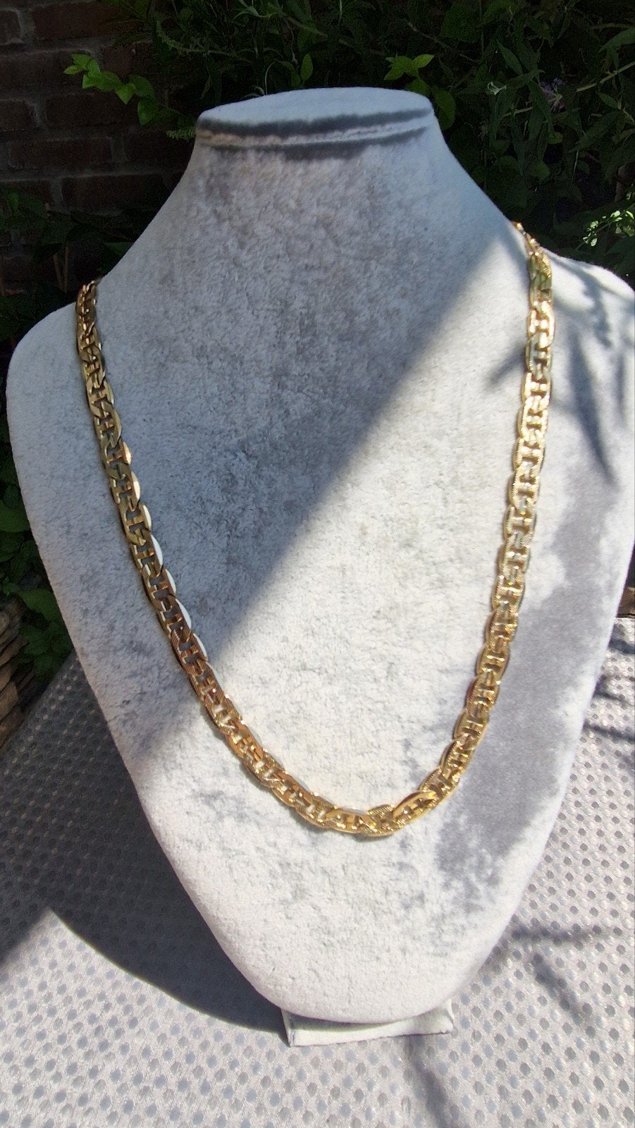 Ketting(18k verguld), Ophalen of Verzenden, Goud, Overige materialen