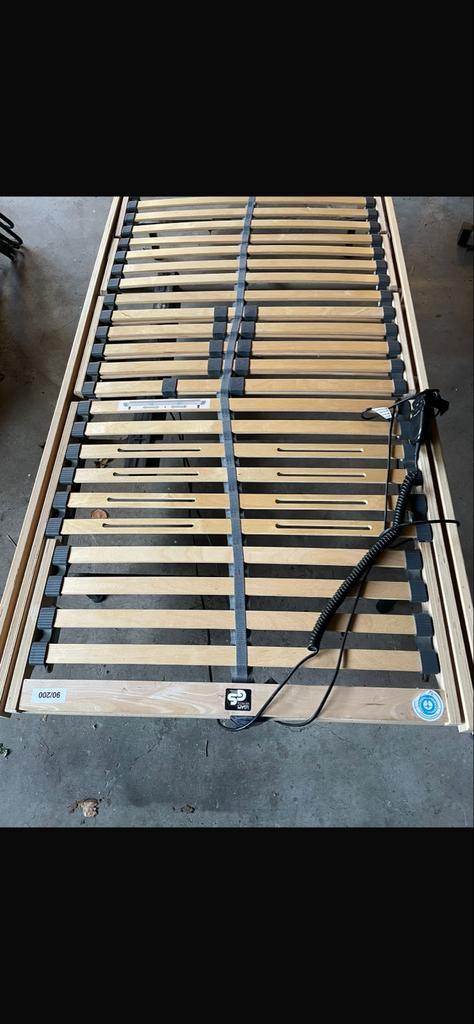 Volledig Elektrische Bedbodems met Onderstel, Huis en Inrichting, Slaapkamer | Bedden, Ophalen, 90 cm, Eenpersoons, 200 cm