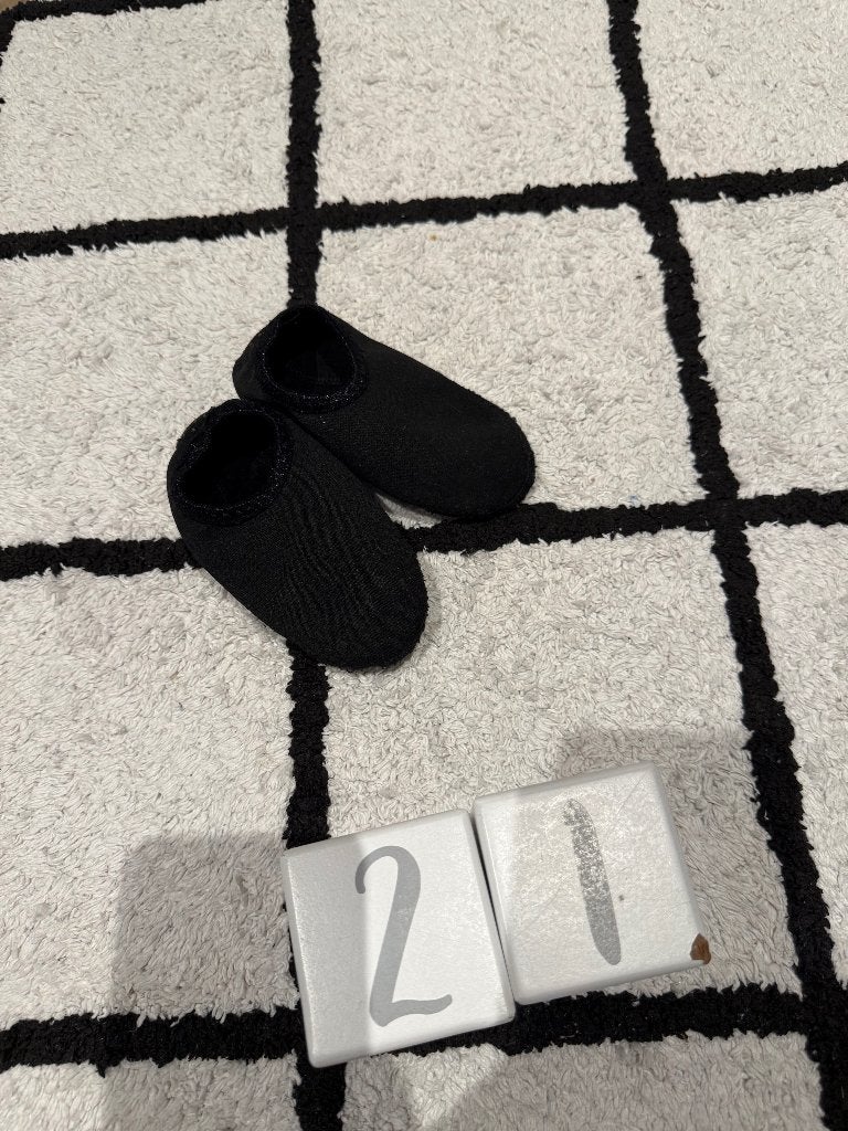 Gebruik zwart water schoenen anti-slip baby peuter 21 22, Gebruikt, Jongen of Meisje, Schoenen, Ophalen of Verzenden