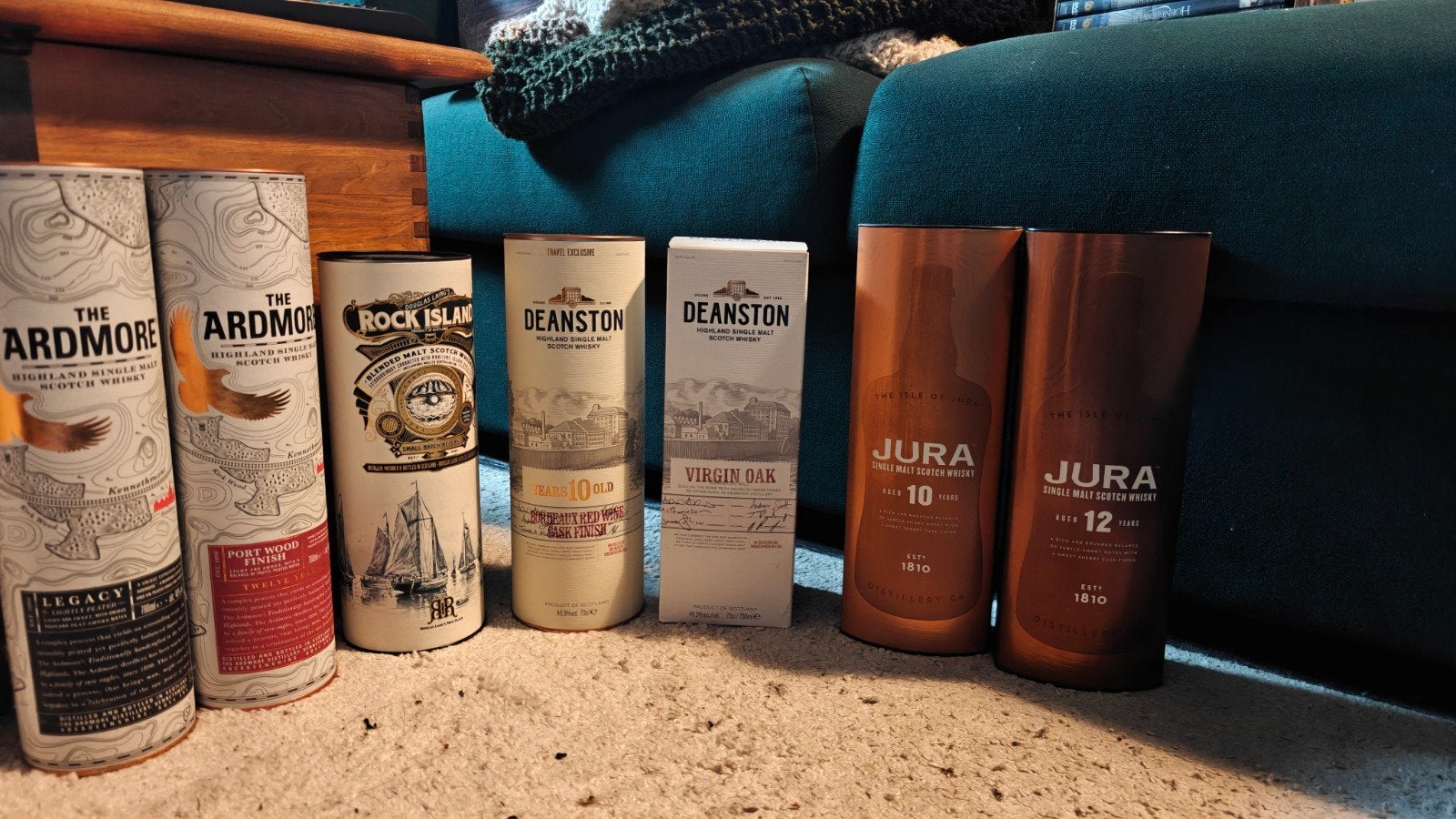 Collectie whisky kokers - diverse merken, Ophalen, Zo goed als nieuw