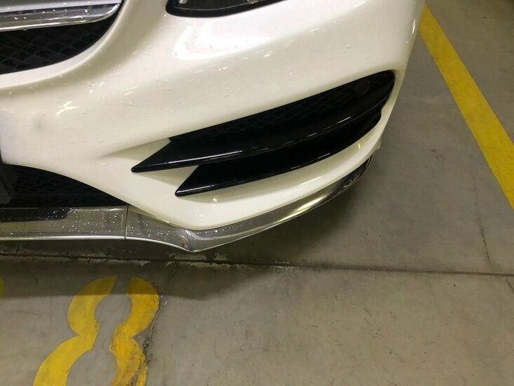 Bumper Grill Spoiler Voor Mercedes C Klasse W205 AMG Pack Ro, Verzenden, Automotive Parts, A.parts@hotmail.nl, Trasmolenlaan 12 3447 GZ Woerden