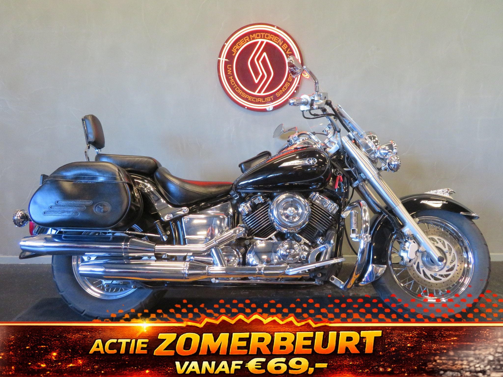 Yamaha DRAGSTAR 650 XVS 650 A CHOPPER! (bj 2007), Motoren, Motoren | Yamaha, Chopper, Bedrijf, 650 cc