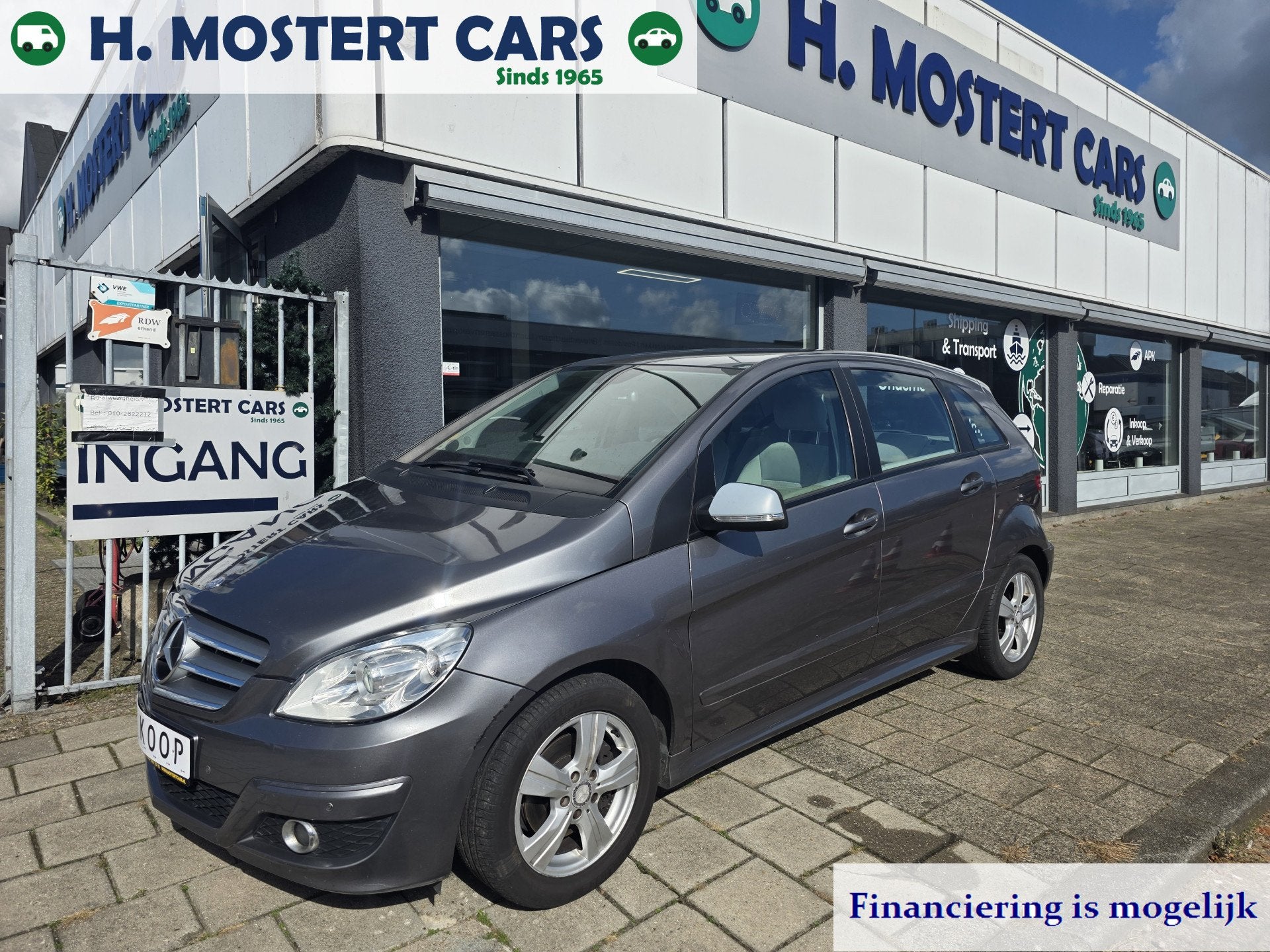 Mercedes-Benz B-Klasse B180CDI Bj. 2009 Diesel 2.0 80 kw Aut, Auto's, Stof, Gebruikt, Overige carrosserieën, Bedrijf