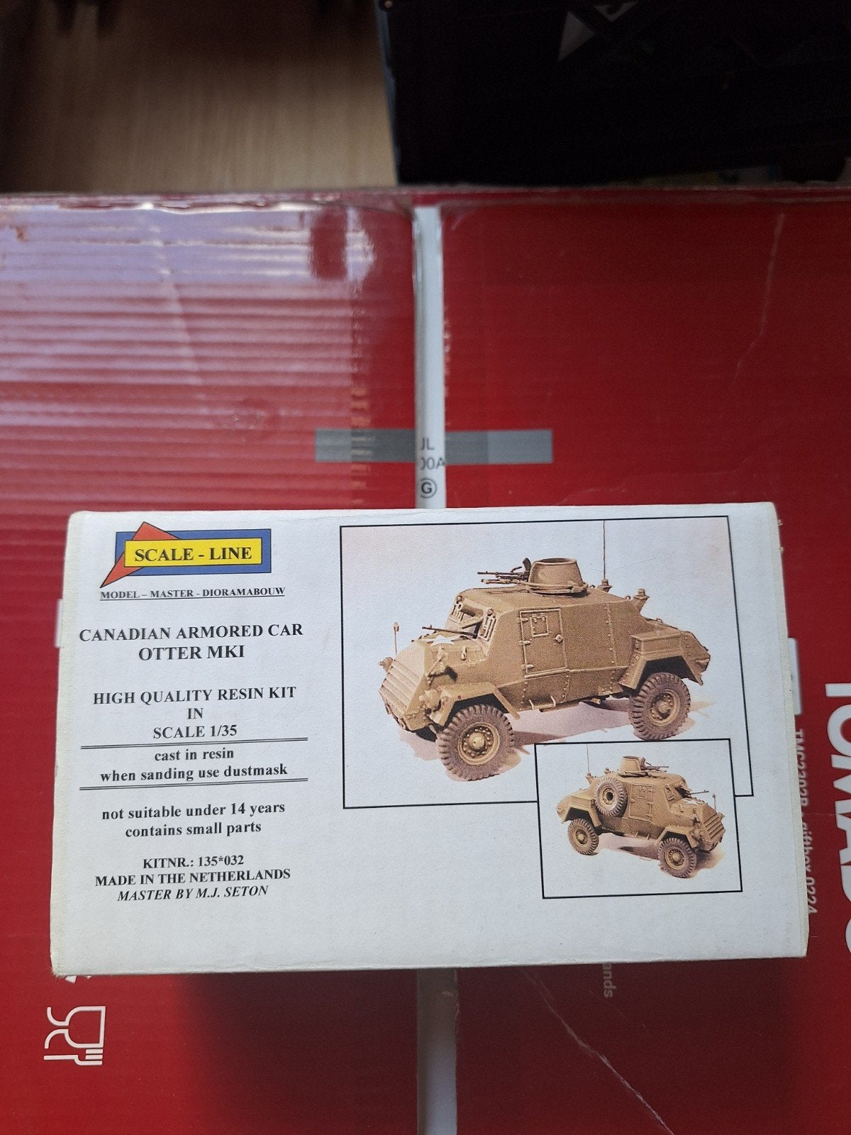 Scale Line Candian Armored Car Otter MK1 1:35, Overige merken, Auto, 1:32 tot 1:50, Ophalen of Verzenden