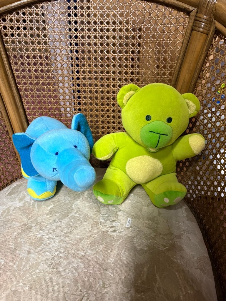 Tupperware Tuppertoys 2 knuffels Tiwi collectie., Ophalen of Verzenden, Nieuw, Blauw, Overige typen