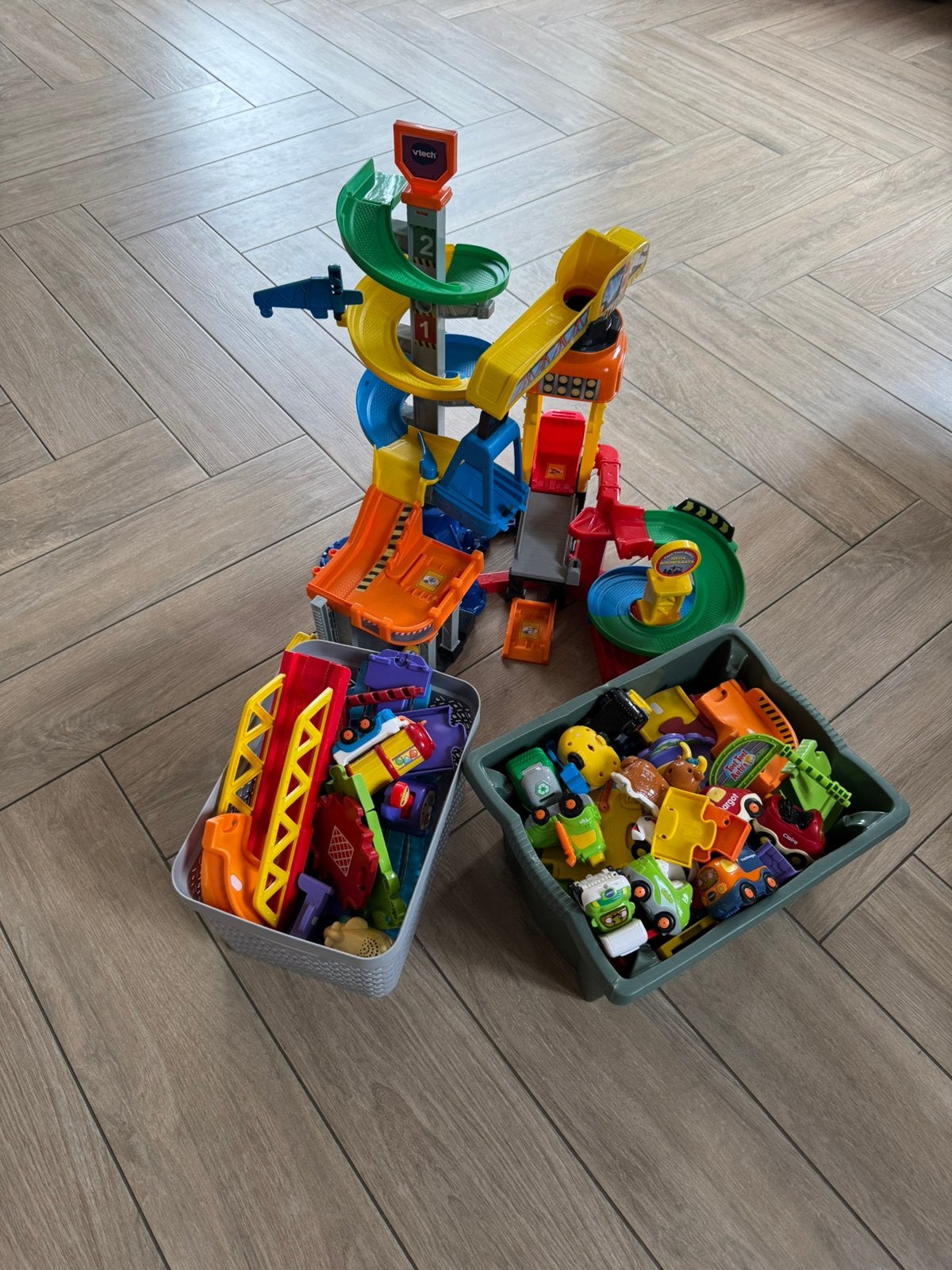 Vtech auto toet toet set, Ophalen, Gebruikt, 2 tot 4 jaar
