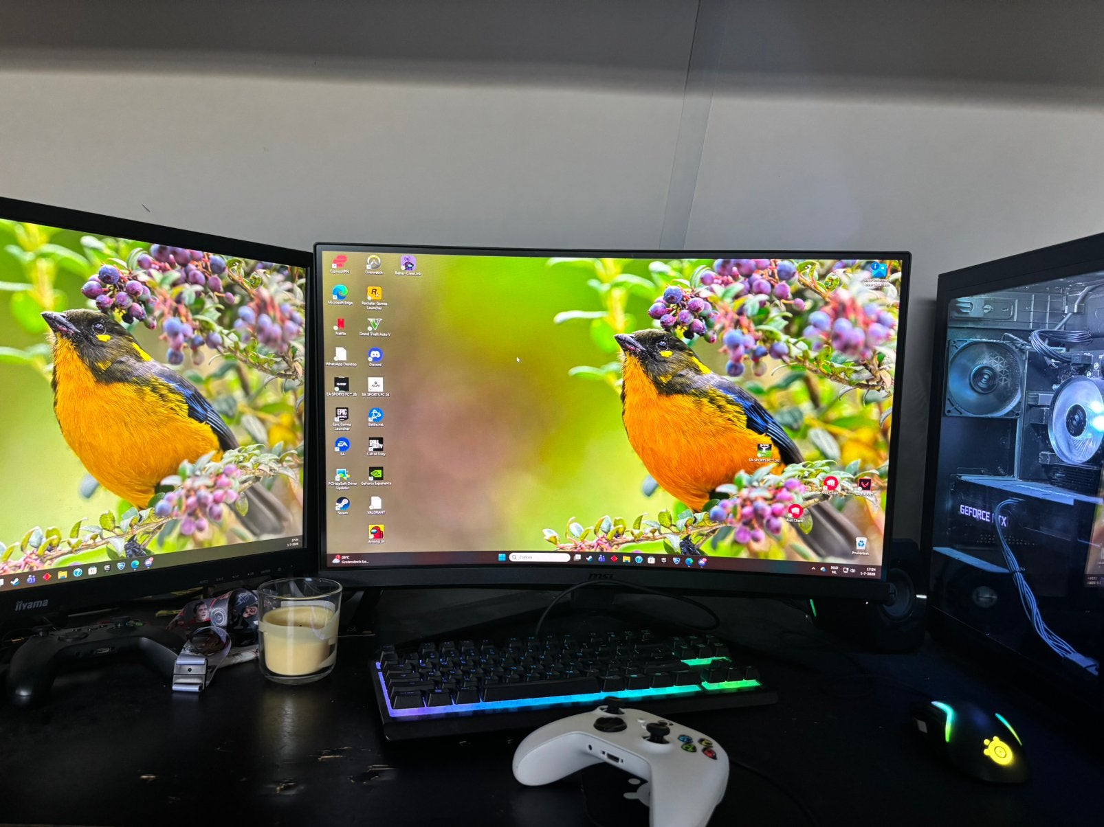 Gaming pc plus meer, Ophalen of Verzenden, Zo goed als nieuw, 50 Hz, Overige merken