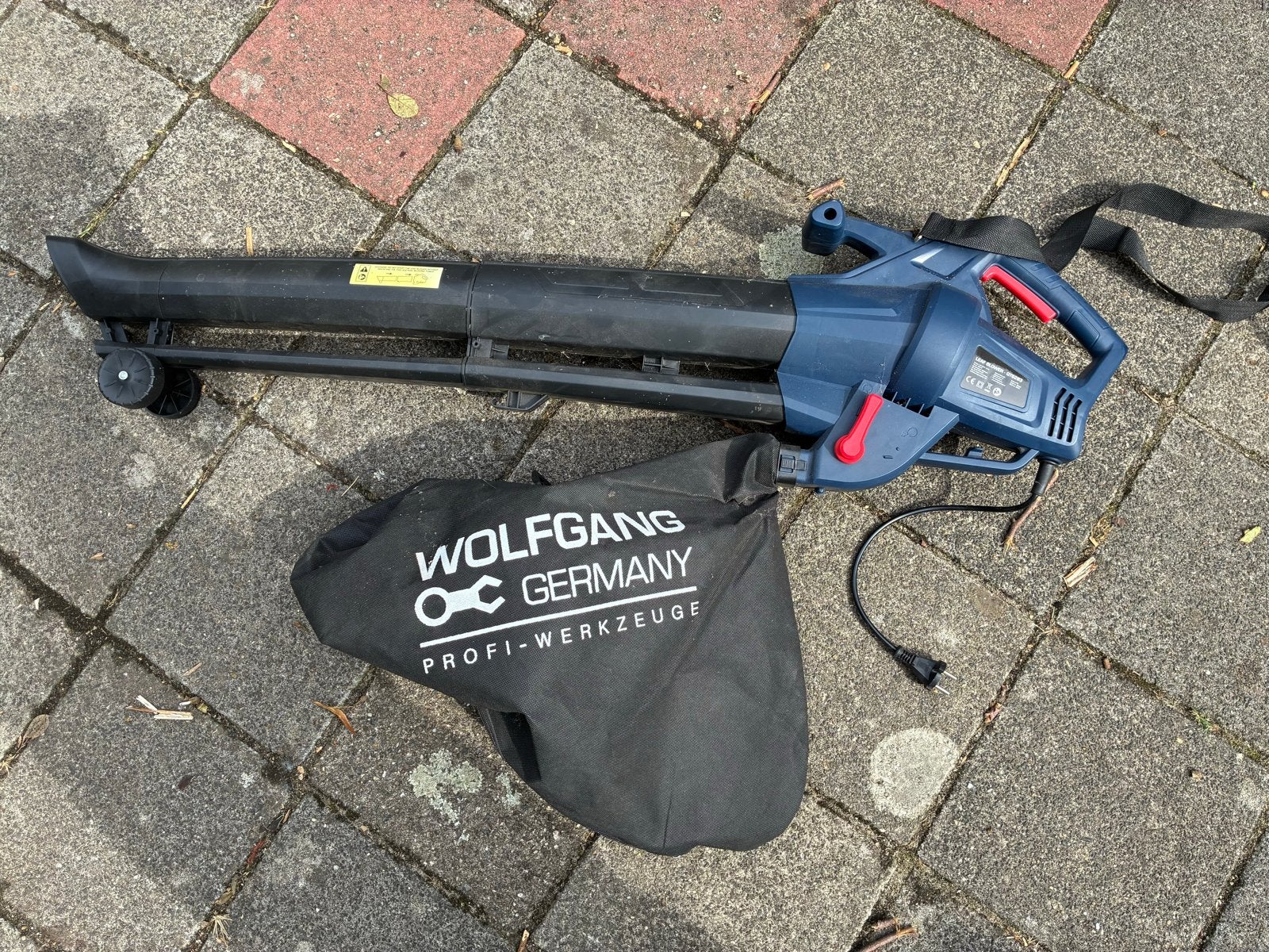 Wolfgang Bladblazer of bladzuiger, Tuin en Terras, Bladblazers, Ophalen, Gebruikt, Handgedragen, Met opvangzak