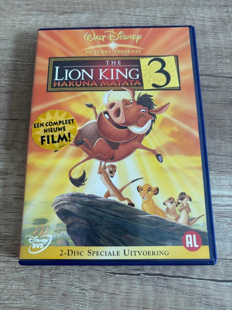 disney dvd the lion king 3 hakuna matat, Europees, Tekenfilm, Alle leeftijden, Ophalen of Verzenden