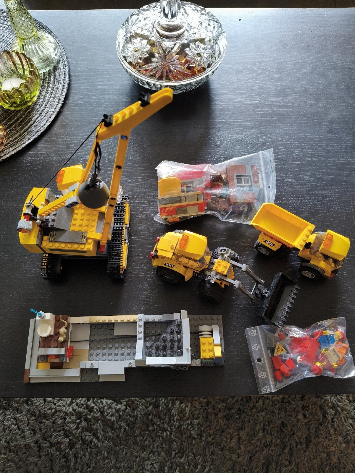 Lego City Bouwvoertuigen en Kraan Set, Inclusief minifiguren, Lego, Ophalen of Verzenden, Complete set