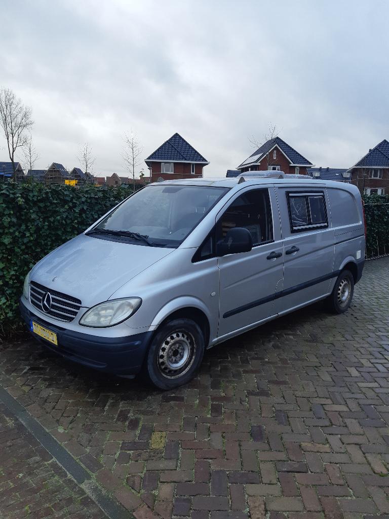 Mercedes Vito camper 2006, Caravans en Kamperen, Campers, Chemisch toilet, Tot en met 2, Particulier, Koelkast