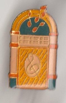 Jukebox vintage pin, Verzenden, Zo goed als nieuw, Overige onderwerpen