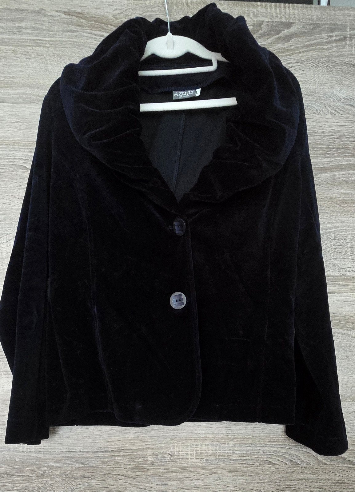 Azurt Woman fluwelen jasje - Donkerblauw, Maat 38/40 (M), Blauw, Ophalen of Verzenden, Zo goed als nieuw