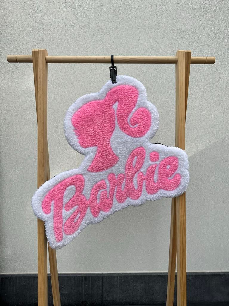 Uniek ‘Barbie’ Wand-/Vloerkleed gemaakt met tufting techniek, Ophalen of Verzenden, Nieuw, Wanddecoratie