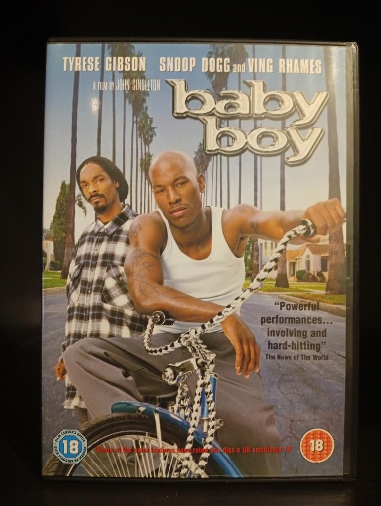 Baby Boy DVD met Tyrese Gibson en Snoop Dogg, Vanaf 16 jaar, Ophalen of Verzenden, Zo goed als nieuw