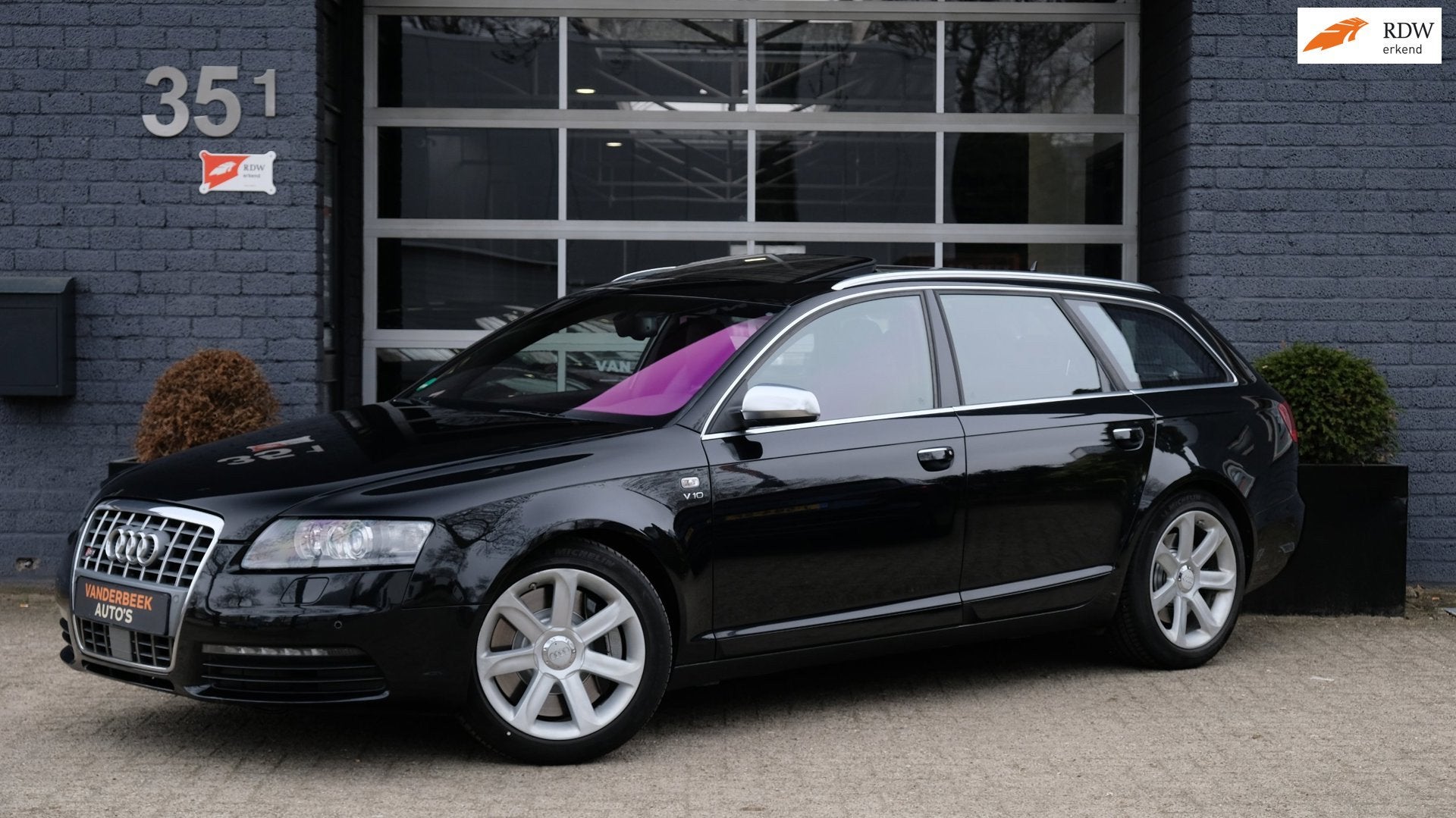 Audi S6 Avant 5.2 FSI V10 Pro Line 435PK Carbon|Schuifdak|Le, Auto's, Audi, Automaat, 435 pk, Gebruikt, Zwart