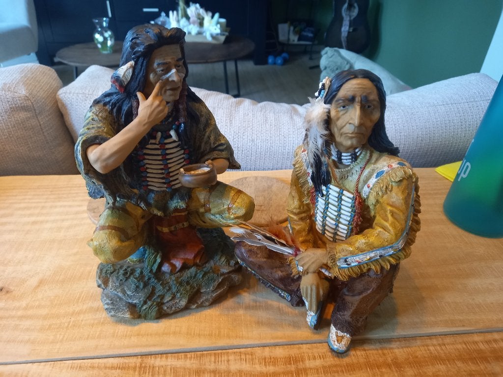 Indianen beeldjes, Ophalen, Zo goed als nieuw, Mens