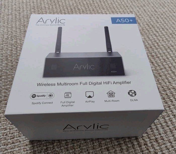 Arylic A50+ Draadloze Multiroom Digitale Hifi Versterker, Overige merken, Ophalen of Verzenden, Zo goed als nieuw, Minder dan 60 watt