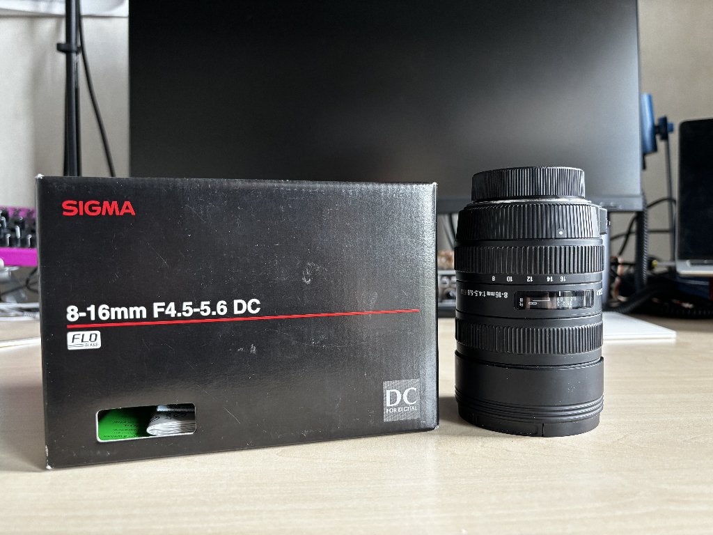 Sigma 8-16mm F4.5-5.6 DC (Nikon F mount), Gebruikt, Sigma, Nikon F-mount, 8 mm