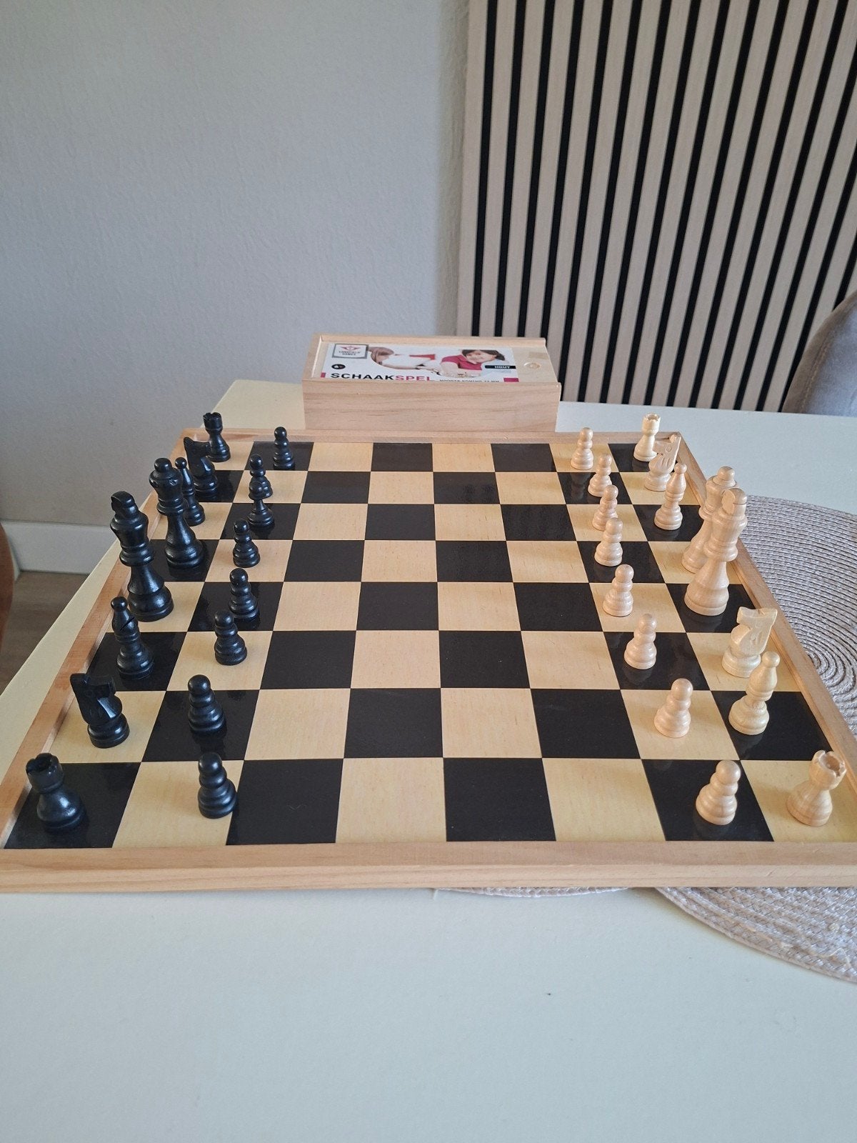houten schaakspel en damspel, Ophalen of Verzenden