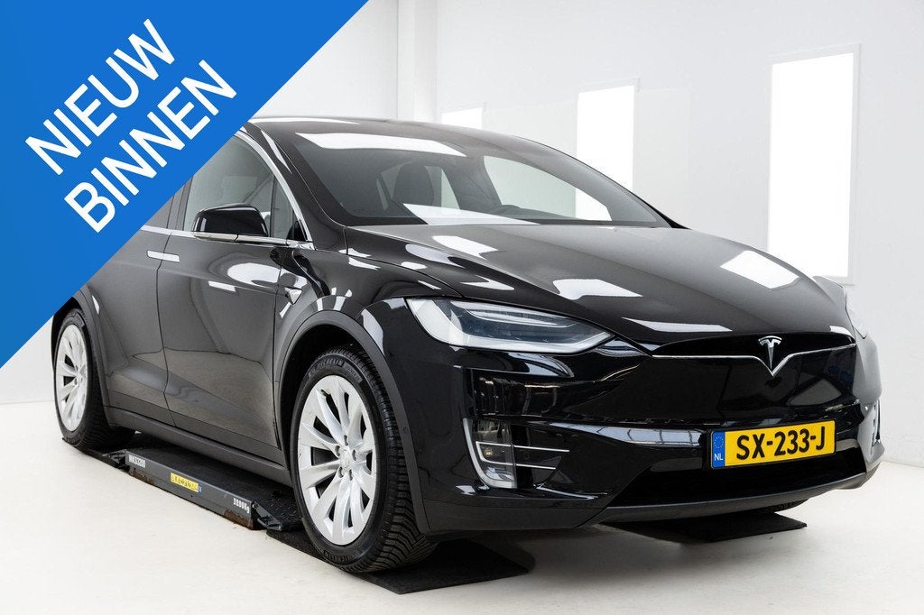 Tesla Model X 100D 7p AUTOPILOT, TREKHAAK, 1E EIG, PREMIUM, Auto's, Tesla, Model X, Gebruikt, 100 kWh, 7 stoelen